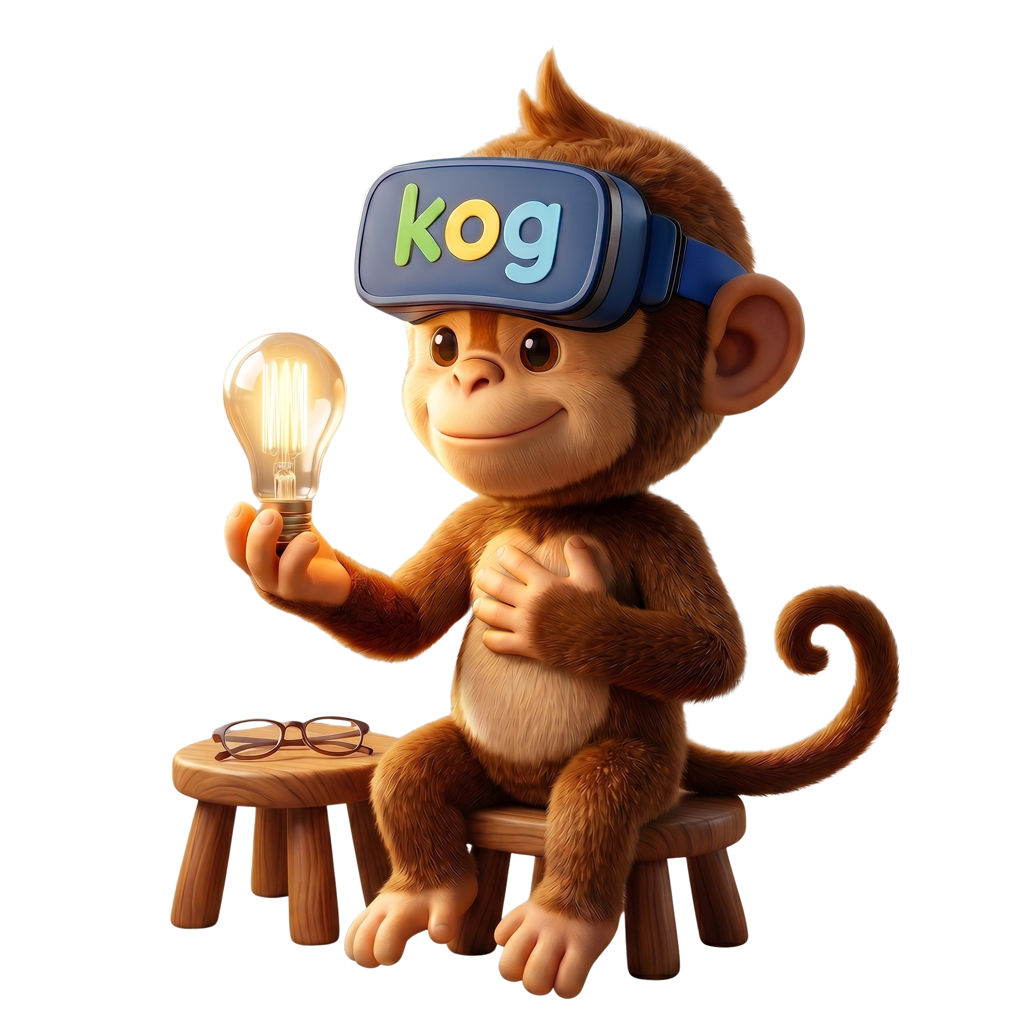Ilustração do programa de alfabetização KOG